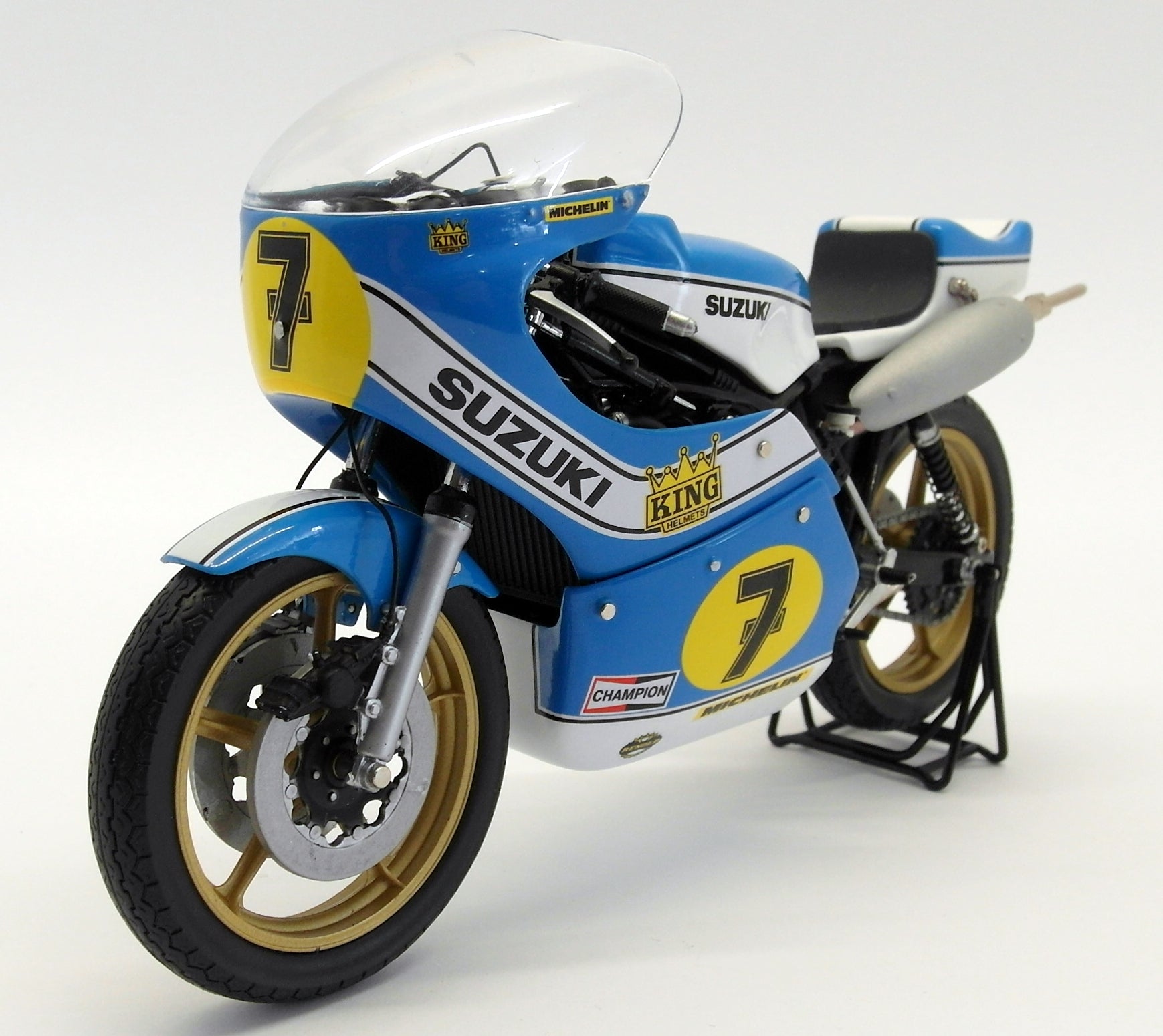 Minichamps 1/12 Scale Diecast 123 760007 - Suzuki XR 14 Barry Sheene GP 1975