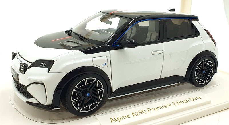 Norev 1/18 Scale Diecast 185452 - 2025 Alpine A290 Premiere Edition Beta - White