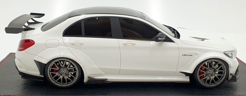 GLM 1/18 Scale GLM188021 Mercedes-Benz C63S AMG Darwin Pro Widebody White
