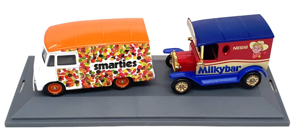 Corgi Nestle 2-Piece Set NE1002 - Smarties Morris Van & Milkybar Ford Van