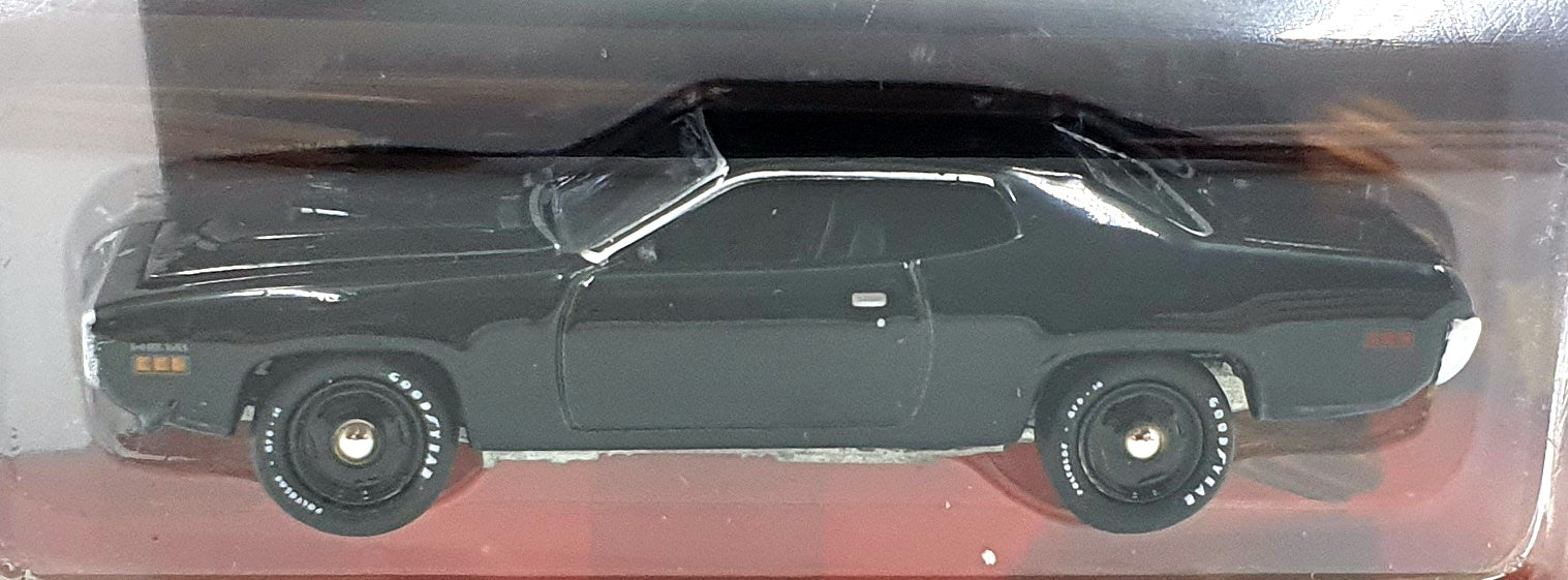 Johnny Lightning 1/64 JLSP377 Mecum Auction - 1971 Plymouth Road Runner - Black