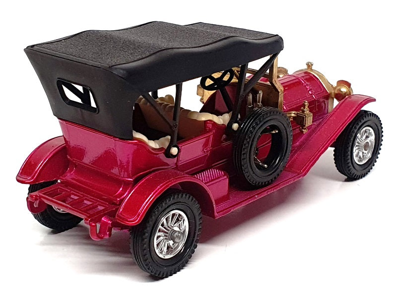 Matchbox Appx 10cm Long Diecast Y-9 - 1912 Simplex - Met Dk Red/Black