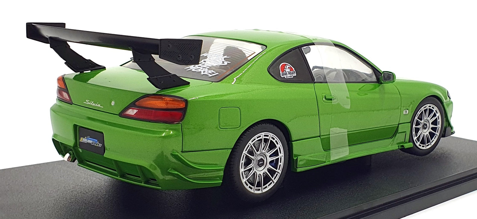 Solido 1/18 Scale Diecast S1812203 - Nissan Silvia S15 Spec R Aero - Met. Green