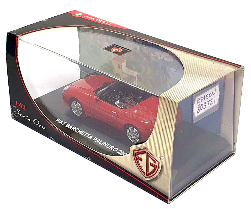 Edison Giocattoli 1/43 Scale 803721 - 2003 Fiat Barchetta Palinuro - Red