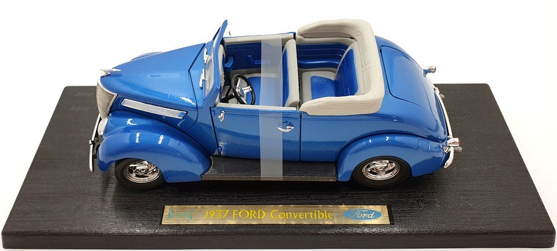 Road Legends 1/18 Scale Diecast 92238 - 1937 Ford Convertible - Blue