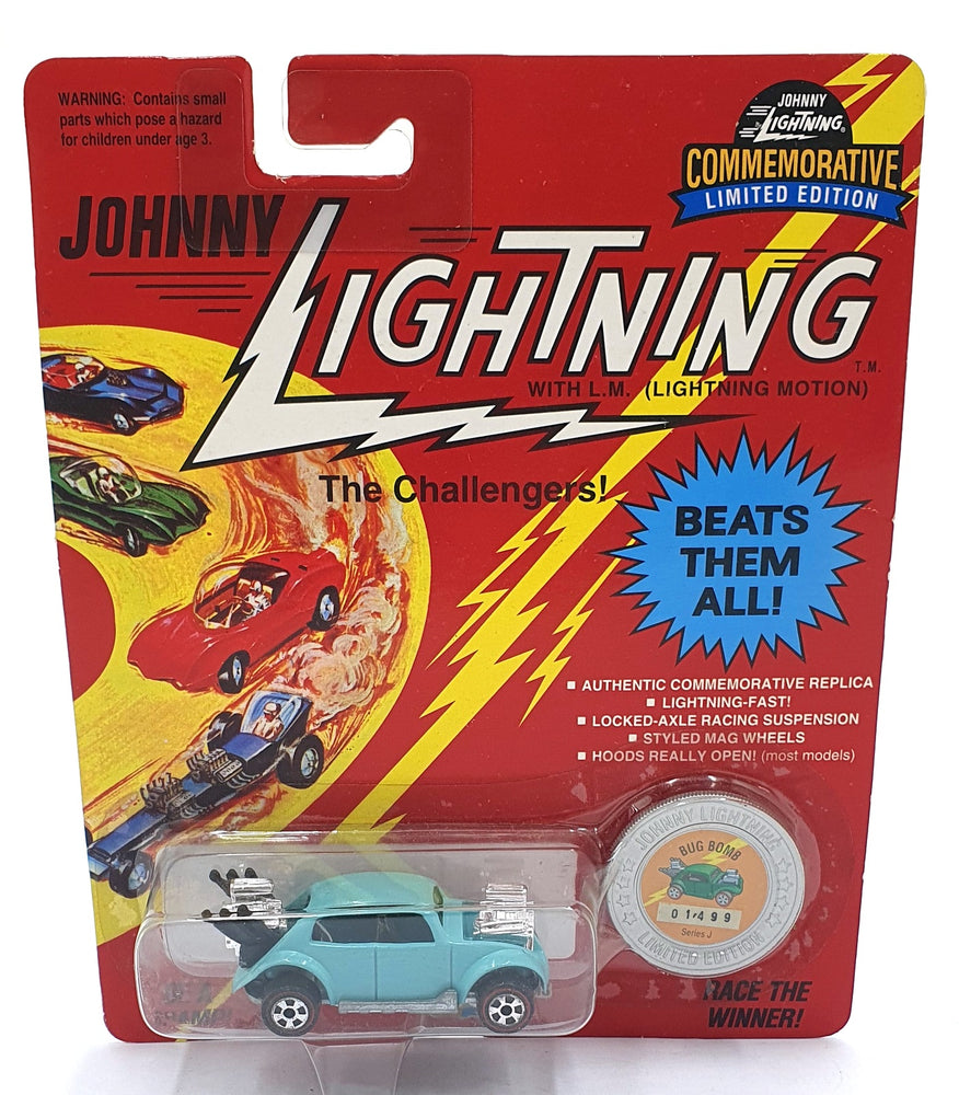 Johnny Lightning 1/64 Scale 100-200 - The Challengers VW Bug Bomb - Teal