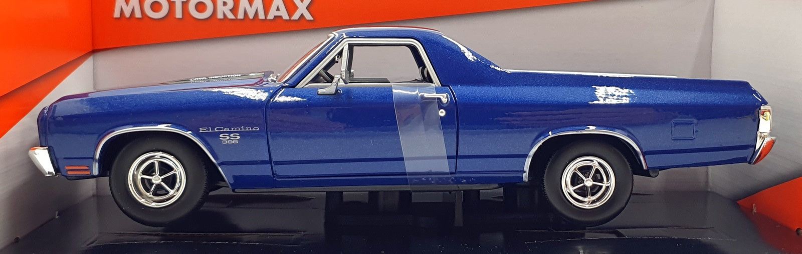 Motor Max 1/24 Scale 79347 - 1970 Chevrolet El Camino SS 396 - Blue