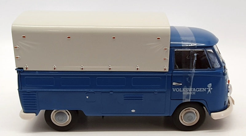 Solido 1/18 Scale Diecast S1806702 - Volkswagen T1 Pickup - Blue