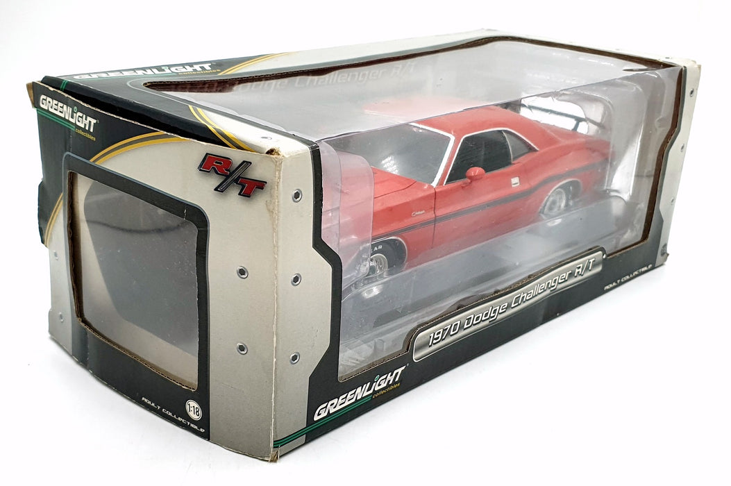 Greenlight 1/18 Scale Diecast 12819 - 1970 Dodge Challenger R/T - Red