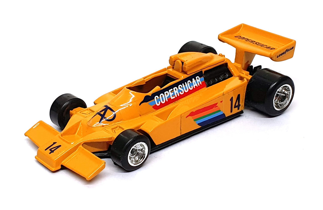 Polistil 1/41 Scale Diecast CE112 - Copersucar FA5 Race Car #14 - Yellow