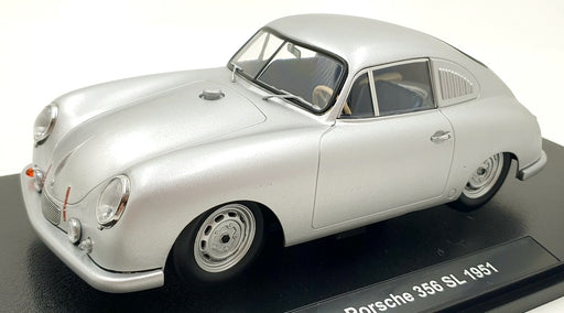 Werk83 1/18 Scale Diecast W18009005 - Porsche 356 SL Plain Body 1951 Silver
