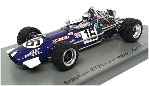 Spark 1/43 Scale S8317 - Brabham BT26A 2nd Monaco GP 1969 - #16 Courage