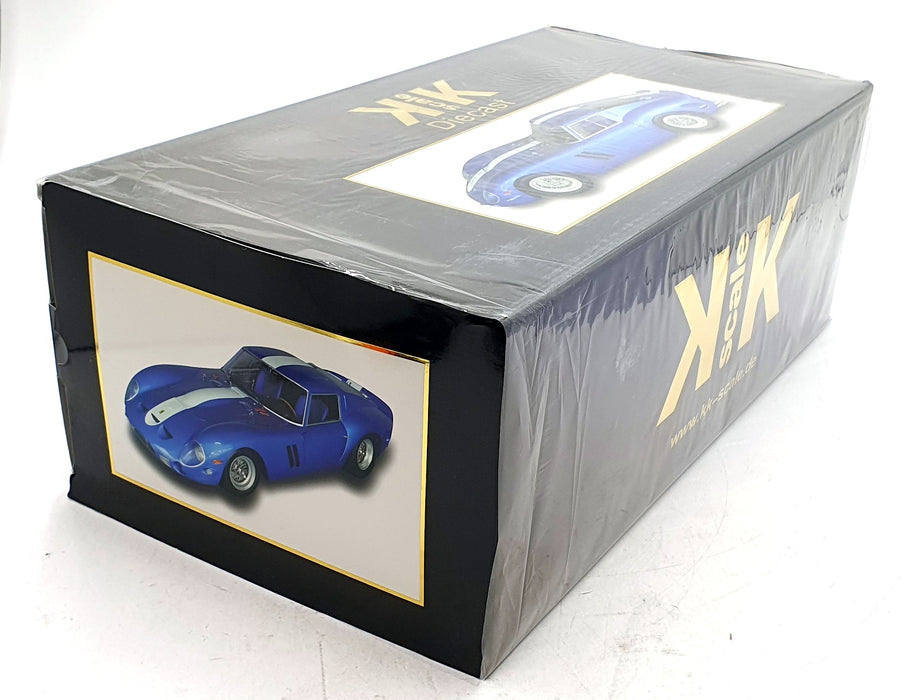 KK Scale 1/12 Scale Diecast KKDC120122BW - 1962 Ferrari 250 GTO - Met. Blue