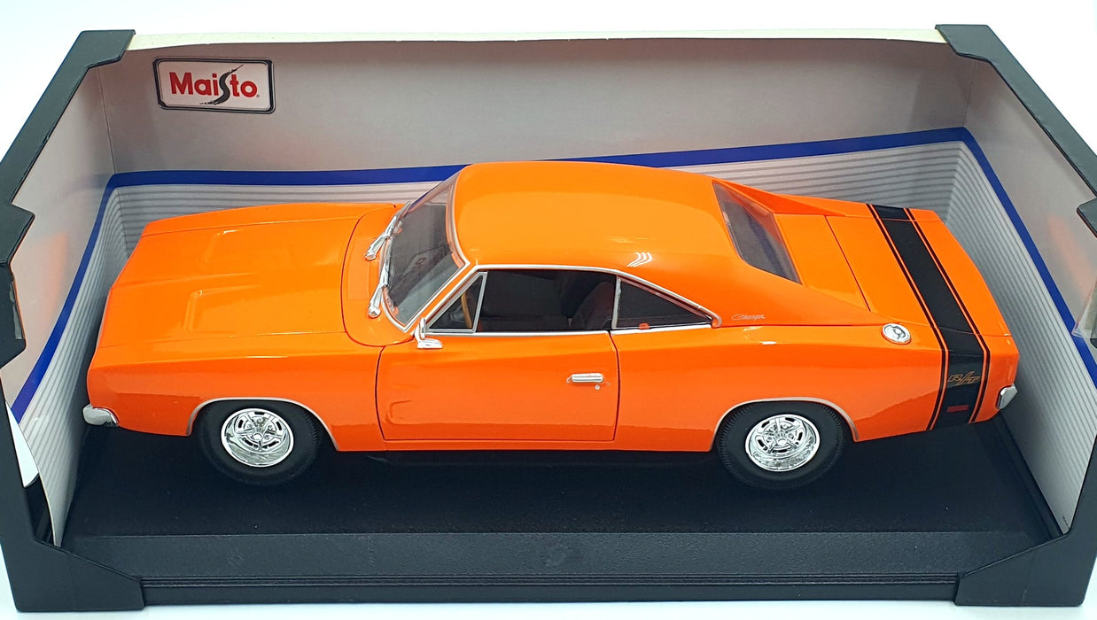 Maisto 1/18 Scale Diecast 31387 - 1969 Dodge Charger R/T - Orange