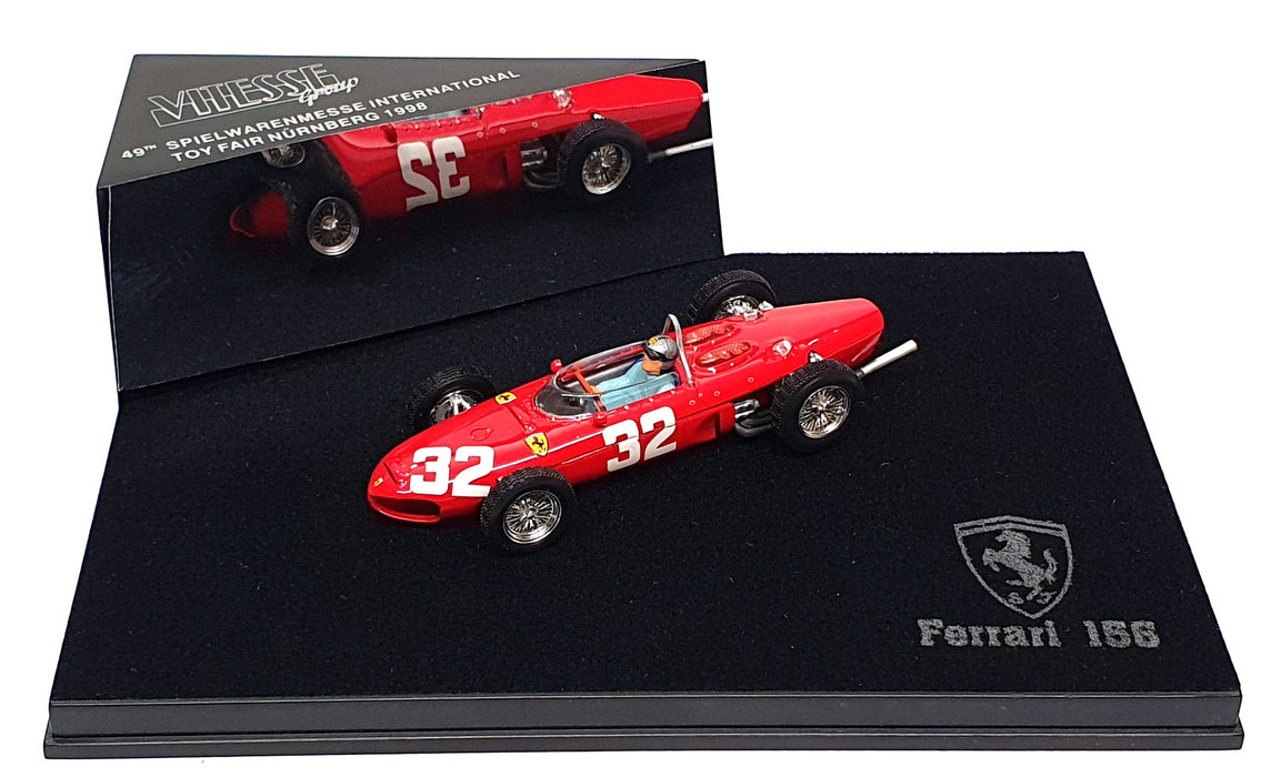 Vitesse 1/43 Scale NUR1998 - F1 Ferrari 156 #32 Nurnberg Toy Fair 1998 - Red
