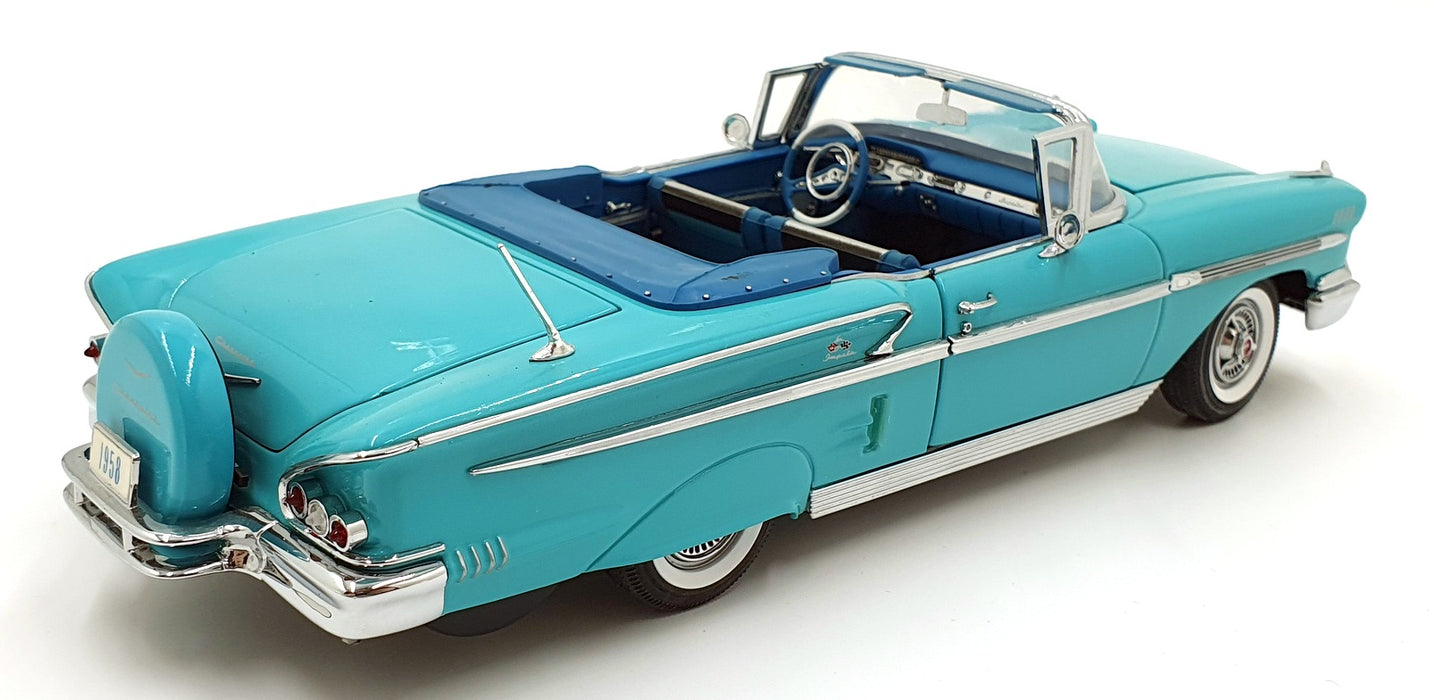 Danbury Mint 1/24 Scale D29724 - 1958 Chevrolet Impala - Turquoise