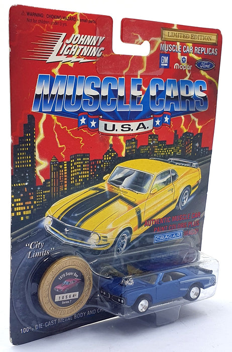 Johnny Lightning 1/64 Scale 200-170 - Muscle Cars USA 1970 Super Bee - Met. Blue