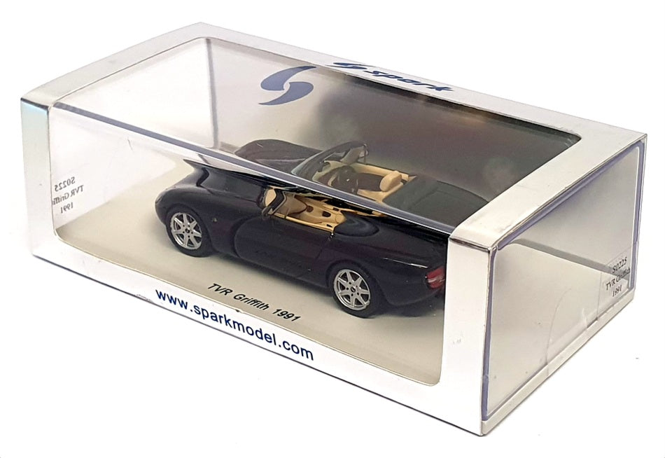 Spark Model 1/43 Scale Resin S0225 - 1991 TVR Griffith - Black