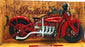 New Ray 1/12 Scale Diecast 58223 - Indian 4 Motorcycle - Met. Red
