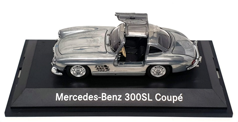 Schuco 1/43 Scale 677112 - Mercedes Benz 300 SL Coupe - Chrome