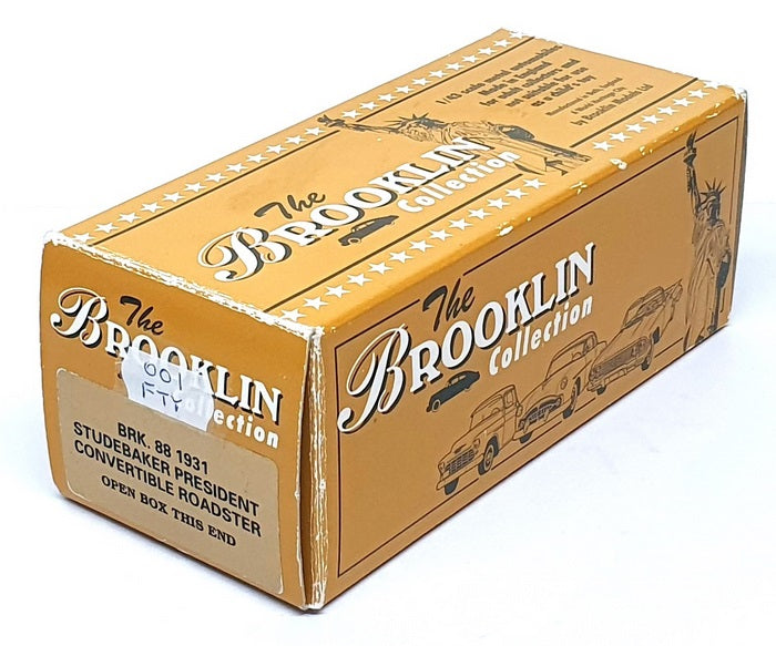 Brooklin 1/43 Scale BRK88 001 - 1931 Studebaker President - Silver/Charcoal