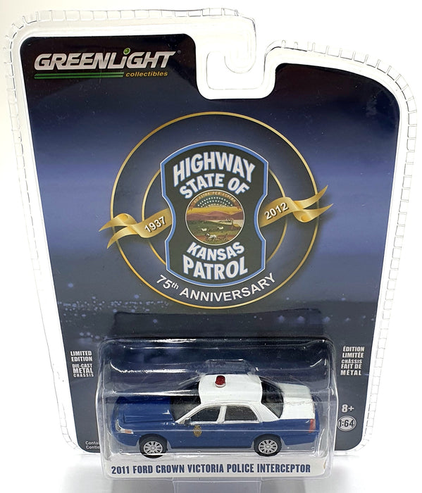 Greenlight 1/64 Scale 28060-D - 2011 Ford Crown Victoria Police Interceptor