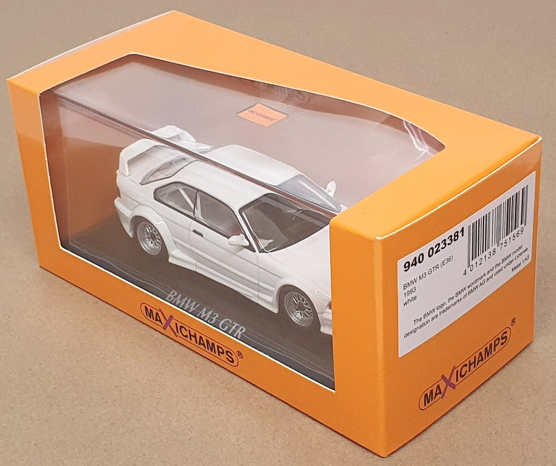Maxichamps 1/43 Scale 940 023381 - 1993 BMW M3 GTR (E36