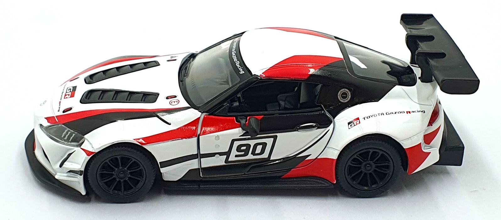 Kinsmart 1/36 Scale Pull Back & Go TY6951 - Toyota GR Supra Racing Concept White
