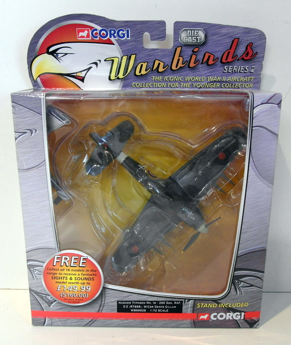 Corgi 1/72 WB99628 Hawker Typhoon MK1B 266Sqn RAF R7698