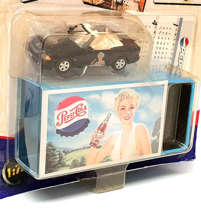 Cararama 1/72 Scale 722C - Mercedes Benz SL500 (Pepsi Cola Tin Box) Black