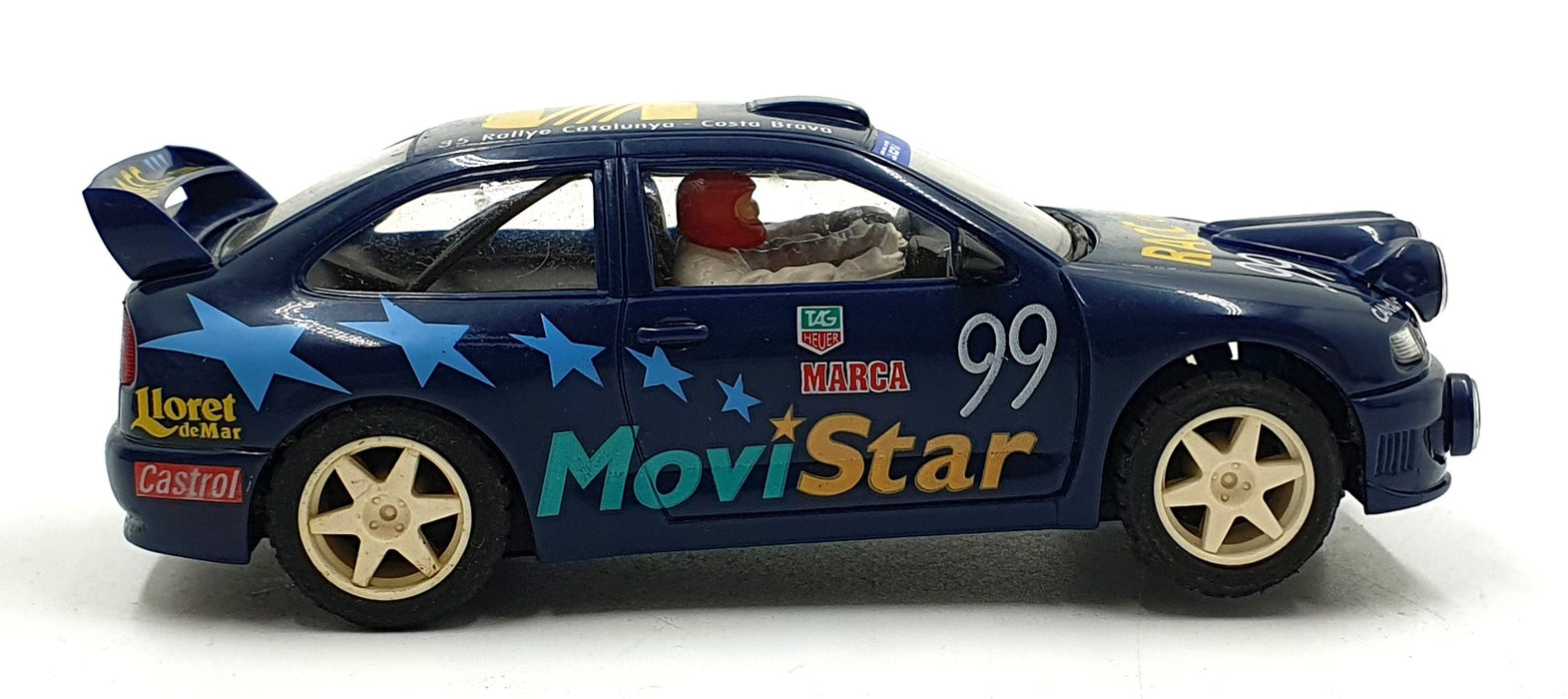 Ninco 1/32 Scale Slot Car 50182 - Seat Cordoba WRC #99 "Catalunya A-C Bravia" 