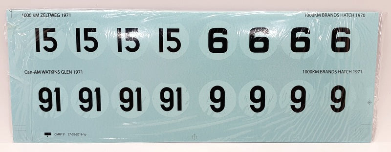 CMR 1/18 Scale Diecast CMR131 BLANK - Porsche 917K Race Car Gulf