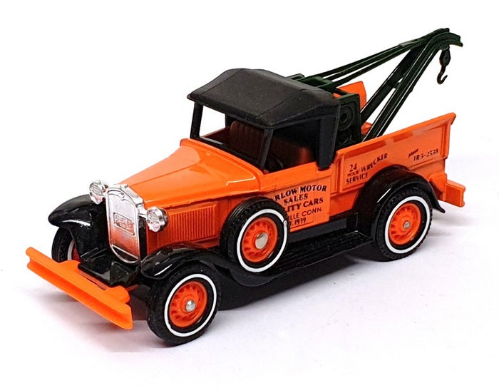 Matchbox Models Of Yesteryear Y7 - 1930 Model A Ford Wreck Truck - Orange