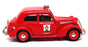 Brumm 1/43 Scale R181 - 1949 Fiat 1100 E Berlina Fire Control Car - Red