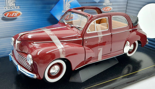 Solido 1/18 Scale Diecast 8156 - Peugeot 203 Cabriolet 1954 - Dark Red