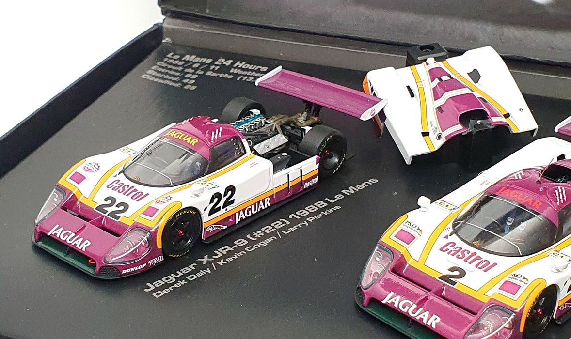 HPI Racing 1/43 Scale 8055 - Jaguar XJR-9 24H Le Mans 1988 Castrol 3 Car Set