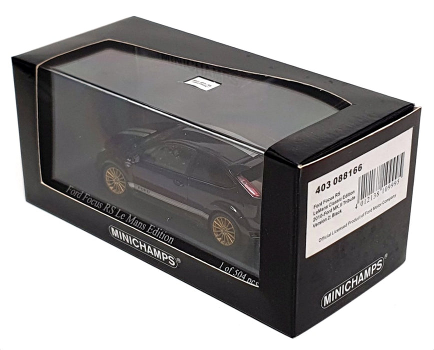 Minichamps 1/43 Scale 403 088166 - 2010 Ford Focus RS LM Classic Edition - Black