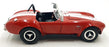 Ertl 1/18 Scale Diecast 31024M - Shleby Cobra 427 - Red/White Stripes