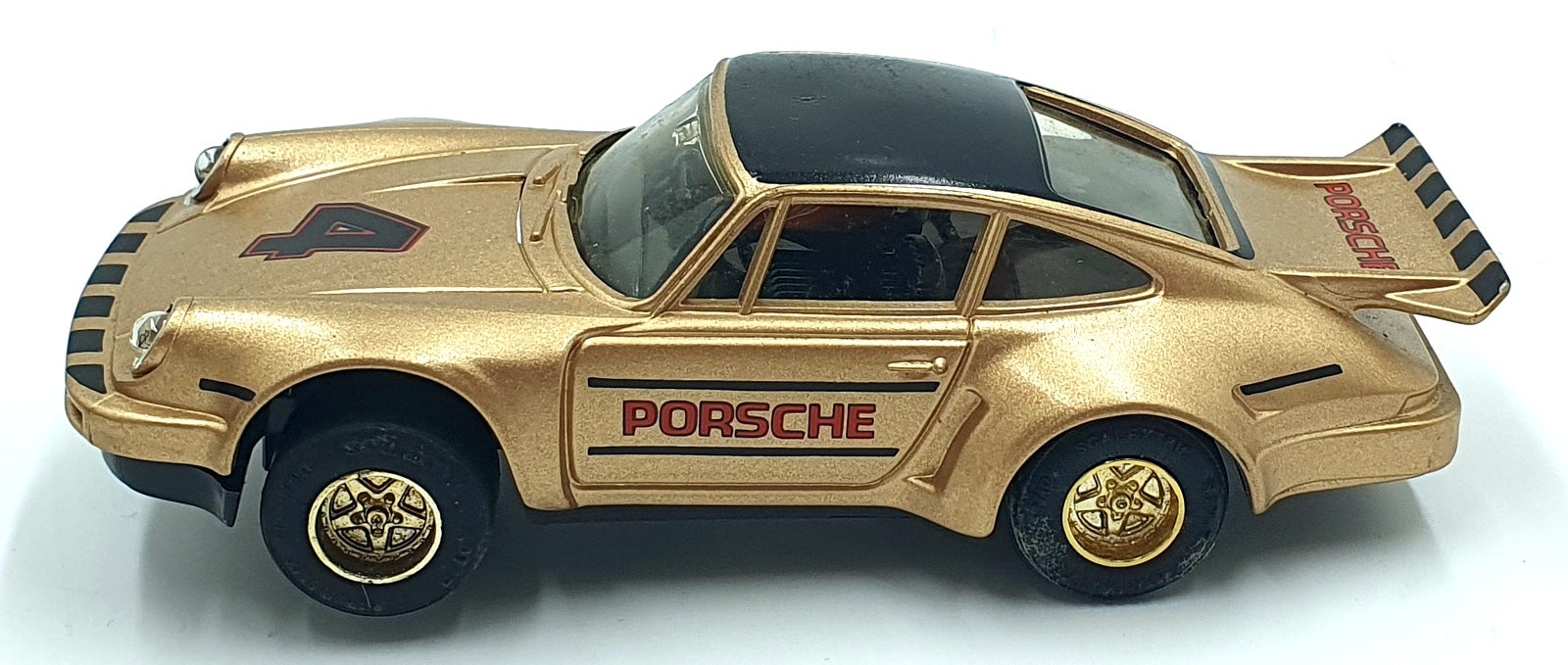Scalextric 1/32 Scale Slotcar C125 - Porsche #4 - Bronze