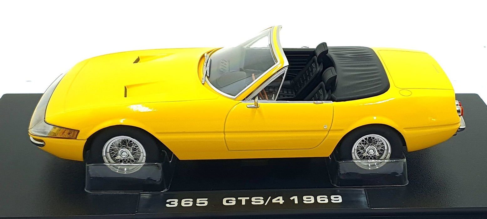 KK Scale 1/18 Scale KKDC180615 - 1969 Ferrari 365 GTS/4 - Yellow