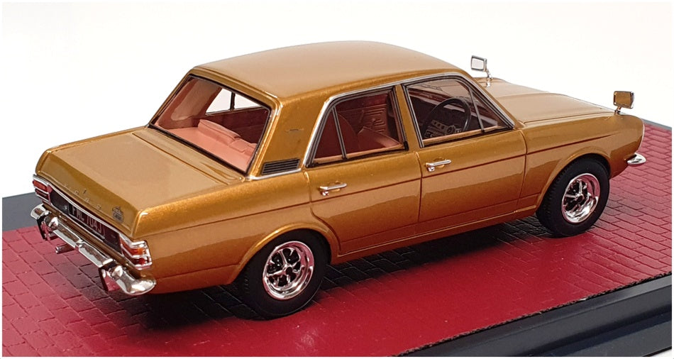 Matrix 1/43 Scale MX40603-091 - 1968-70 Ford Cortina 1600E - Met Gold