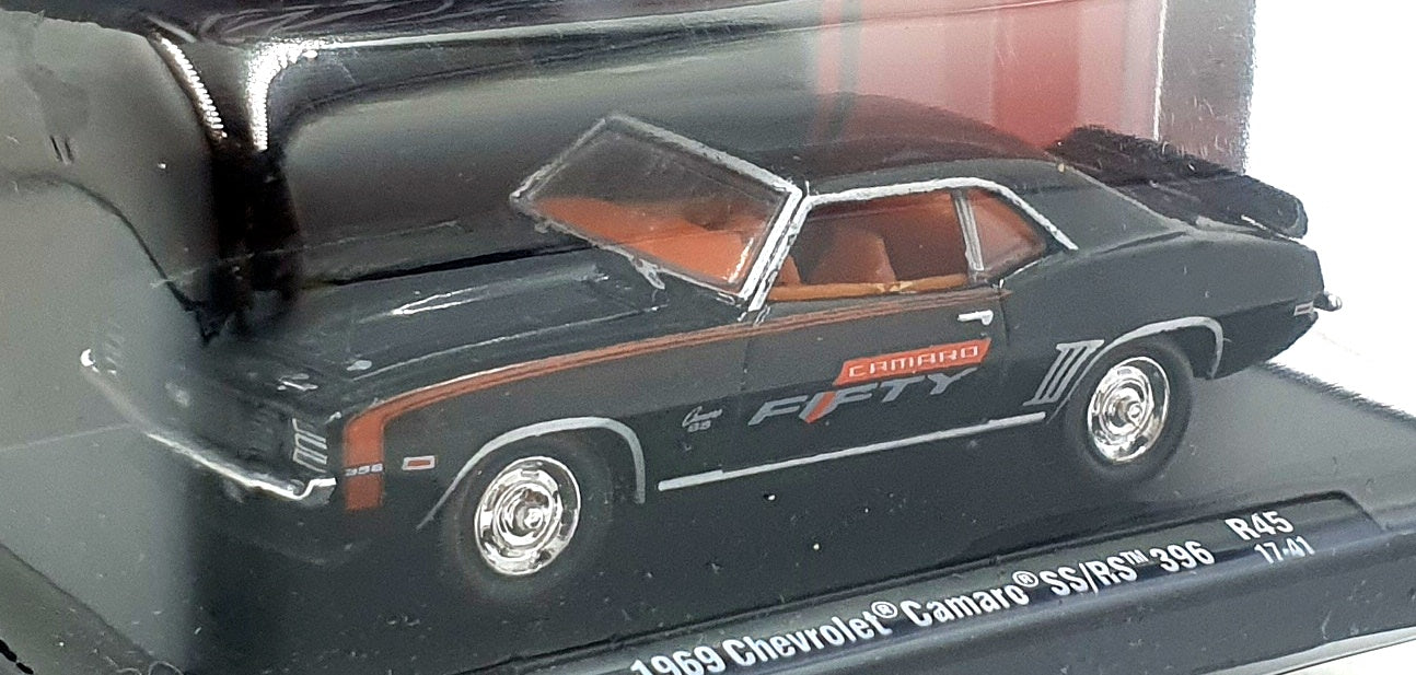 Castline M2 Machines 1/64 Scale 280526A - 1969 Chevrolet Camaro SS/RS 396 Black
