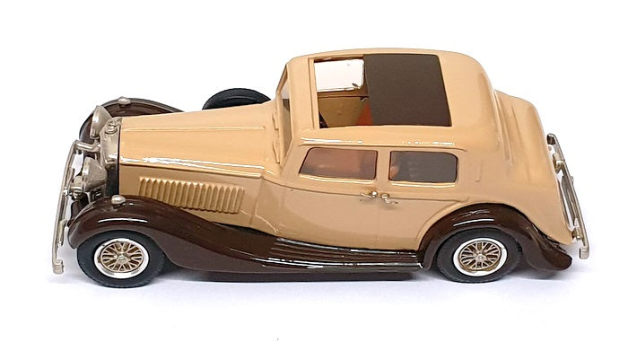 Western 1/43 Scale WMS34X - 1936 Bentley Mulliner Pillarless Saloon Beige/Brown
