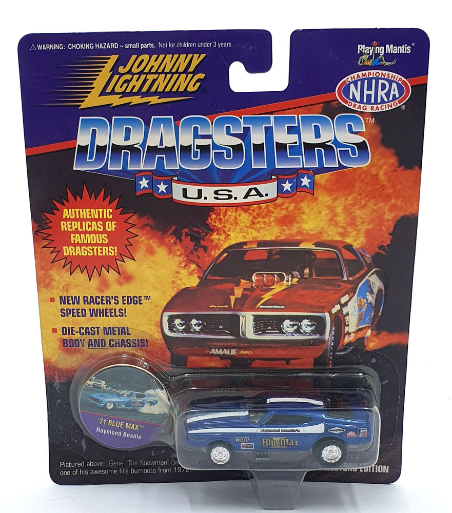 Johnny Lightning 1/64 Scale 302-170 Dragsters USA 1971 Blue Max - Raymond Beadle