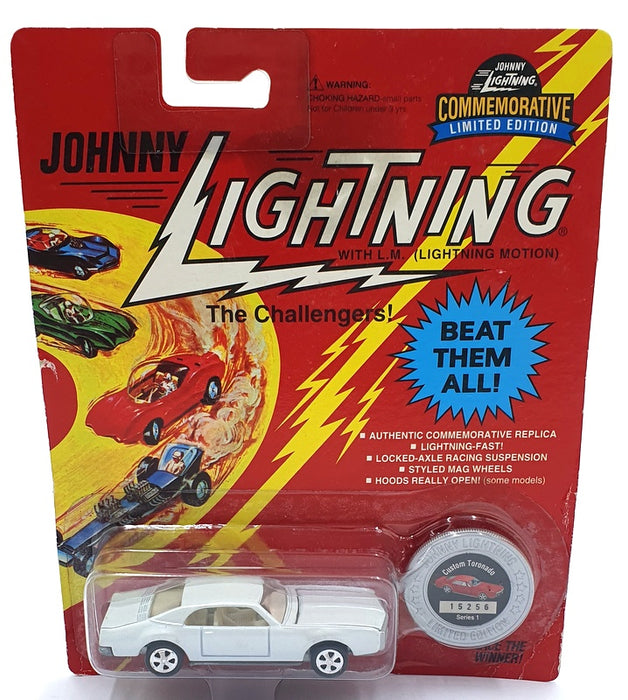 Johnny Lightning 1/64 Scale 100-112 - The Challengers Custom Tornado Car - White