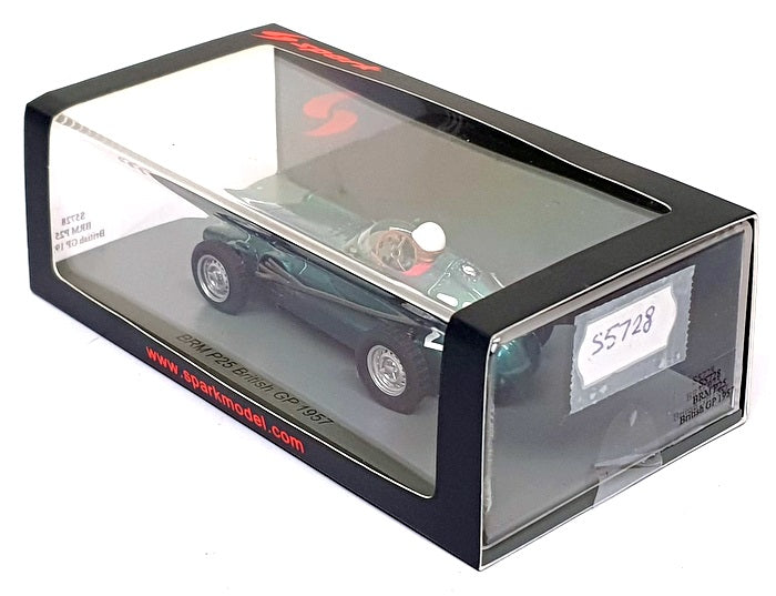 Spark 1/43 Scale S5728 - F1 BRM P25 British GP 1957 Les Leston - Green