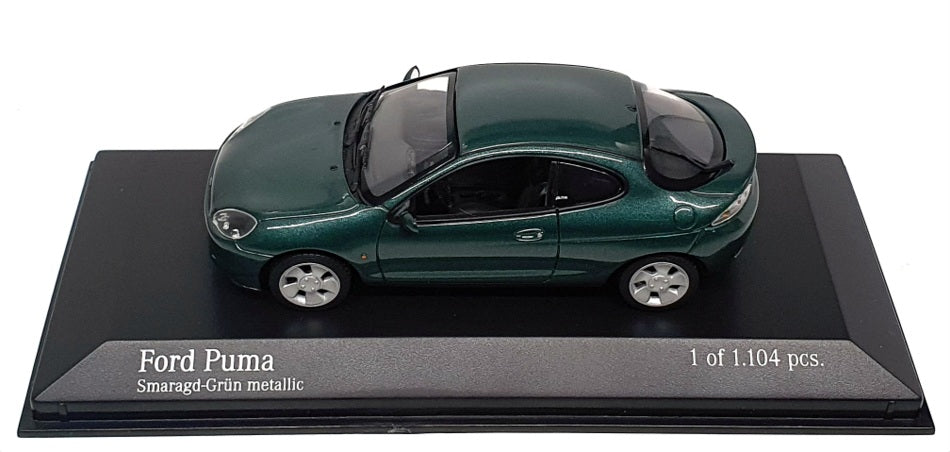 Minichamps 1/43 Scale 430 086524 - 1997 Ford Puma - Met Green