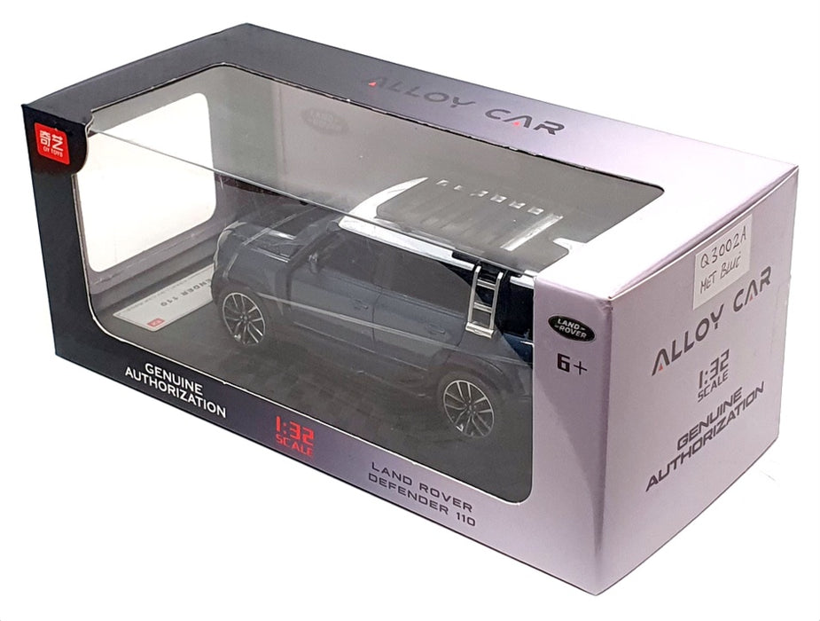 QY Toys 1/32 Scale Q3002A - Land Rover Defender 110 - Met Blue