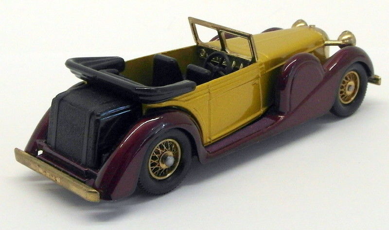 Matchbox 1/43 Scale Diecast Y-11 - 1938 Lagonda Drophead Coupe - Gold Maroon