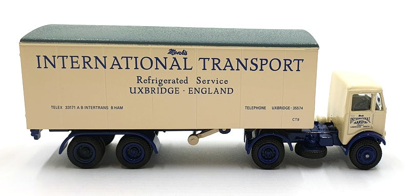 EFE 1/76 Scale - 34601 AEC MK III Articulated Box Van Monks Transport